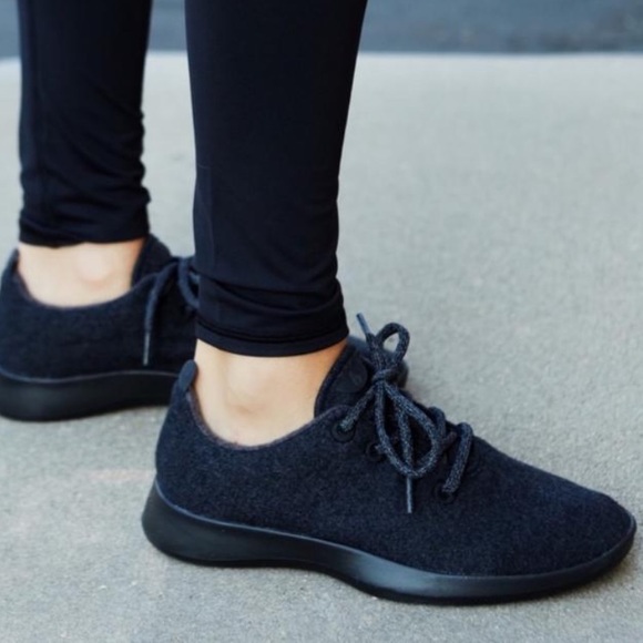 Allbirds like New Women's Wool Runners Natural Black Comfort Shoes Size 10 - Picture 9 of 9